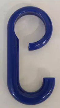 Hewi 477 Haken 477.30.E0150 92x45mm, zum Aufschieben, stahlblau