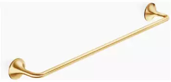 Dornbracht Vaia Badetuchhalter 83060809-28 Stichma&szlig; 600 mm, Ausladung 88 mm, messing geb&uuml;rstet
