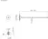 Dornbracht Vaia Handtuchhalter 83211809-99 1-teilig, starr, Ausladung 452 mm, Dark Platinum matt