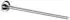 Dornbracht Vaia Handtuchhalter 83211809-99 1-teilig, starr, Ausladung 452 mm, Dark Platinum matt