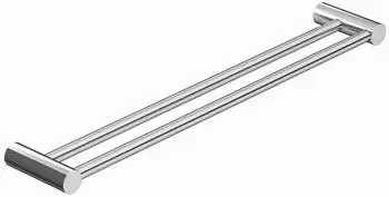 Kludi VELA R Doppel-Badetuchhalter 5898805 L&auml;nge = 600MM chrom