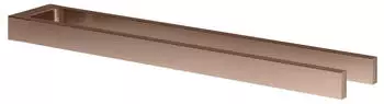 KEUCO Edition 11 Handtuchhalter zweiarmig 11118290000 starr, 45 cm, Rotgold geb&uuml;rstet