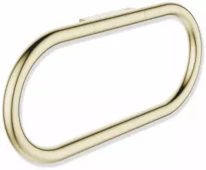 Hewi Serie 480 Handtuchring 480.09.00270CK schwenkbar, PVD beschichtet, messing gl&auml;nzend