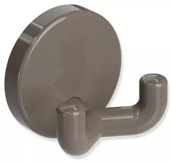 Hewi 801 Doppelhaken 801.90.02084 umbra, mit Rosette d= 40mm