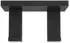 Hewi System 900 Q Doppelhaken 900Q90.00260DC pulverbeschichtet schwarz tiefmatt, aus Edelstahl, 75x40x44mm