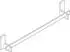 Hansgrohe Axor Badetuchhalter 42661820 600 mm, brushed nickel