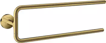 Hansgrohe Axor Handtuchhalter 42822990 490mm, zweiarmig, schwenkbar, Wandmontage, polished gold optic