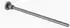 Dornbracht Tara. Handtuchhalter 83211892-99 1-teilig, starr, 445 mm, Dark Platinum matt