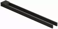 Kludi VELA C Handtuchstange 43 cm, 2-armig, Accessoires, brushed gunmetal