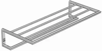 Kludi VELA R Handtuchablage mit 5898905 Badetuchhalter chrom