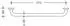 Hewi 477 Badetuchhalter 477.30B10092 570 mm, anthrazitgrau, Rosetten d= 60mm, matt