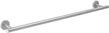 Herzbach Design iX Badetuchhalter 17.816000.1.09 Edelstahl geb&uuml;rstet, L&auml;nge 600 mm, Wandmontage