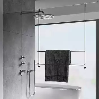 Giese Server Badetuchhalter f&uuml;r Glasmontage 11858-14