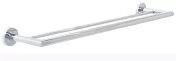 Dietsche Varuna Badetuchstange 779510 doppelt, chrom, zum Kleben/Schrauben