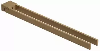 Kludi VELA C Doppel-Handtuchstange 31977N1 L&auml;nge = 430MM Brushed Bronze
