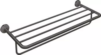 Hansgrohe Axor Handtuchablage 42843340 655x250mm, mit Handtuchhalter, Wandmontage, brushed black chrome
