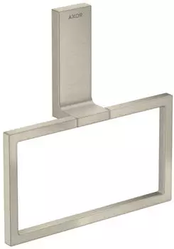 Hansgrohe Axor Handtuchring 42623820 eckig, schwenkbar, brushed nickel