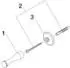Dornbracht Madison Haken 83252970-28 Ausladung 75 mm, messing gebürstet