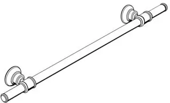 Hansgrohe Axor Montreux Badetuchhalter 600mm Polished Red Gold (42060300)