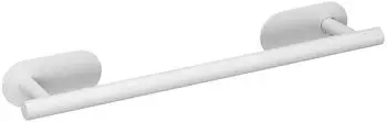 Wenko Turbo-Loc Uno Orea Handtuchstange wei&szlig; matt, 40cm, Edelstahl (26003100)
