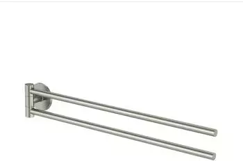 Lenz Elektronik NOA Handtuchhalter 2-armig, nickel-matt (4605322)