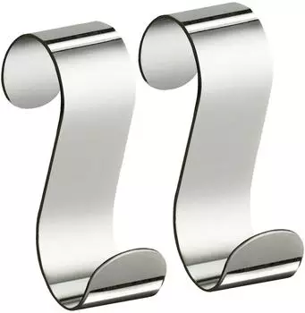 Smedbo Dry Handtuchhaken für Handtuchwärmer, chrom, 2er-Set (FK730)