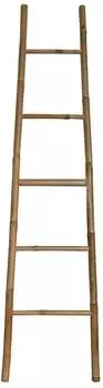 MSV Handtuchleiter 5 Stufen, Bambus, 40x150cm (144109)
