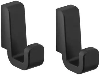 Gedy Samoa Haken, 2 Stk., schwarz matt (A82714)
