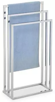 Idimex Kuno Handtuchst&auml;nder freistehend, 3 Stangen, Metall verchromt (Kuno)