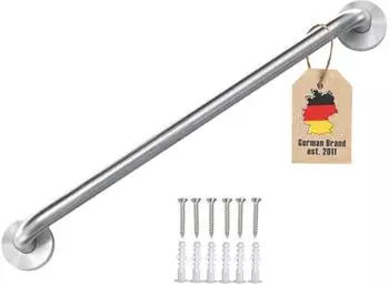 Intirilife Handtuchhalter Edelstahl geb&uuml;rstet, 50cm, &Oslash;19mm (IL-100314)