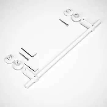 WITEN&NOCK Handtuchstange für Badheizkörper Ovalrohre, weiß, 46cm/56cm