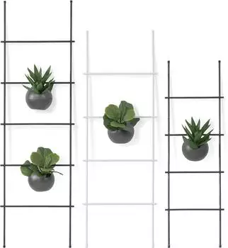 LAMO Manufaktur Handtuchleiter LLS Loft Industriestahl, schwarz, 130x40cm (LAM009431)