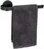 Wenko Turbo-Loc Handtuchhalter Bivio, Aluminium, schwarz matt (26173100)