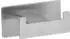 Wenko Turbo-Loc Wandhaken Duo Genova, matt, Edelstahl (25415100)