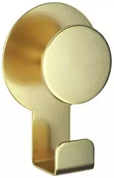 Wenko Blandas Wandhaken, Klebehaken, Edelstahl, gold matt (24445100)