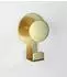 Wenko Blandas Wandhaken, Klebehaken, Edelstahl, gold matt (24445100)