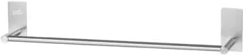 LuxusKollektion Handtuchhalter selbstklebend, Edelstahl, silber, 55cm