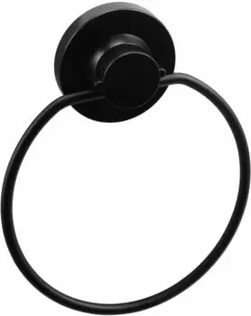Cornat Handtuchhalter Ring 3-in-1, 3 Befestigungsoptionen, schwarz (T3402551)