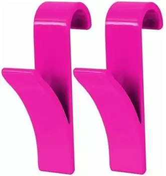 MSV 2er-Set Haken für Handtuchtrockner, rosa (141415)