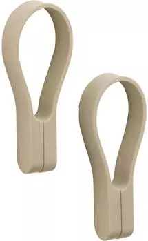 Zone Denmark Loop Handtuchhalter Magnet, camel, 2er-Set (37403)