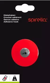 Spirella Bowl Handtuchhaken, ABS verchromt, rot (10.16246)