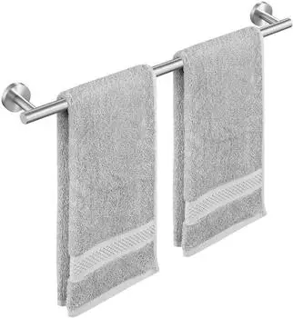 LuxusKollektion Handtuchhalter Edelstahl SUS304 gebürstet 60cm Wandmontage