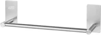 LuxusKollektion Handtuchhalter selbstklebend, Edelstahl SUS304, 30cm, silber
