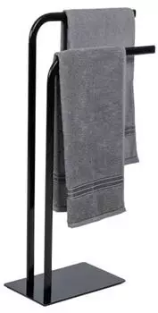 Testrut Handtuchst&auml;nder freistehend, schwarz, 45x81x20cm (133990)