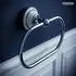 PaulGurkes COSMOS Handtuchring, Messing verchromt, Keramikeinlage (PGCOSMOS2)
