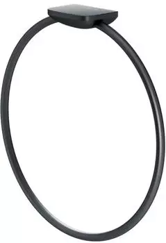 AM.PM Inspire 2.0 Handtuchring drehbar, Edelstahl, schwarz matt (AIB34422)