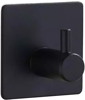 Bernstein Handtuchhaken HK450 selbstklebend, 4 St&uuml;ck, schwarz matt
