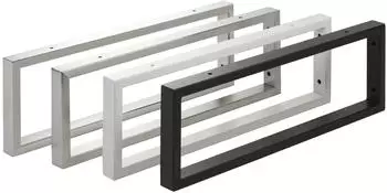 Sotech Waschtischkonsole WK500 mit Handtuchreling, 500x150mm, Edelstahl geb&uuml;rstet (WK500)