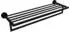 Brillantbad BARK Handtuchablage Messing schwarz 265x550x120mm