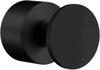 Smedbo HOME Handtuchhaken 2er-Set, schwarz, 25mm Tiefe (HB3455)